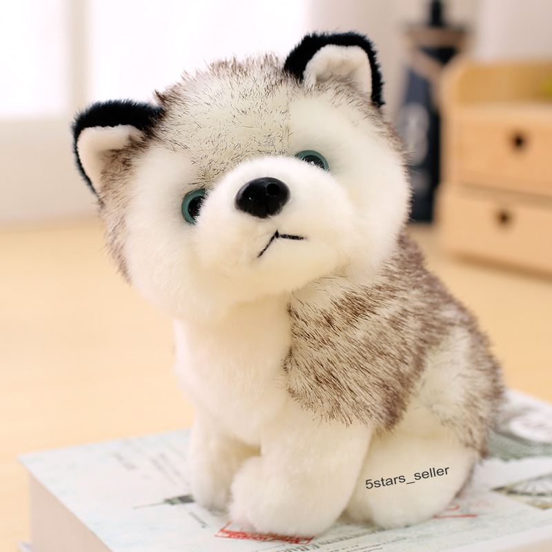 stuffed toy husky dog